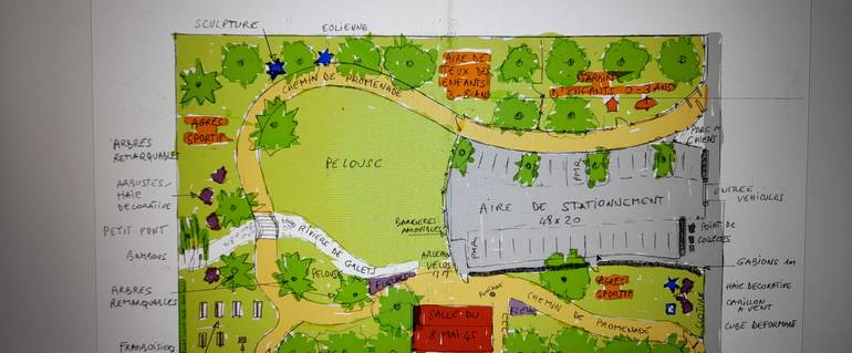 Illustration de : J'aime la balade au square du 8 mai